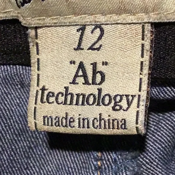 sac323 ♀️Democracy Absolution Jegging Size12 Blue Stretch Skinny Jeans - Picture 4 of 6